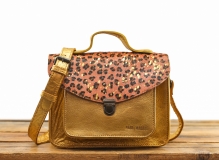 Mademoiselle George Leopard - Pink / Gold