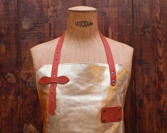 Leather Apron - Gold 
