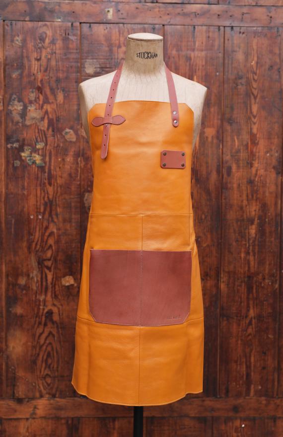 Leather Apron - Saffron 