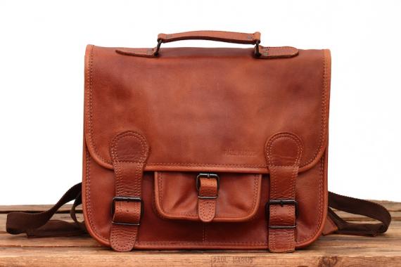 LeCartable Backpack M - Light Brown
