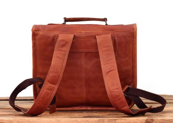 LeCartable Backpack M - Light Brown