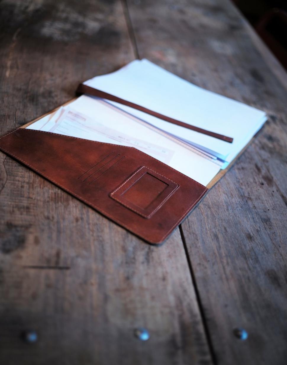 LEATHER COVER BOOK